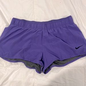 Nike running shorts, size M, purple